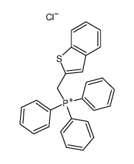 (1-benzothien-2-ylmethyl)(triphenyl)phosphonium chloride结构式