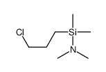 N-[3-chloropropyl(dimethyl)silyl]-N-methylmethanamine结构式