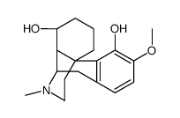 3-Methoxy-17-methylmorphinan-4,8β-diol Structure