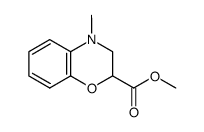 3,4-Dihydro-4-methyl-2H-1,4-benzoxazin-2-carbonsaeuremethylester Structure