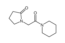 1-(2-oxo-2-piperidin-1-ylethyl)pyrrolidin-2-one Structure