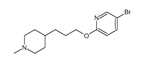 5-bromo-2-[3-(1-methyl-piperidin-4-yl)-propoxy]-pyridine Structure