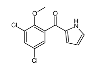 (3,5-dichloro-2-methoxyphenyl)-(1H-pyrrol-2-yl)methanone Structure