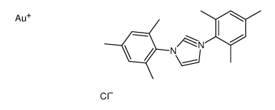 CHLORO(1,3-DIMESITYL-1H-IMIDAZOL-2(3H)-YLIDENE)AURATE(I) picture