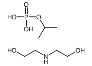 2-(2-hydroxyethylamino)ethanol,propan-2-yl dihydrogen phosphate Structure