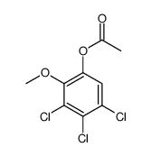 (3,4,5-trichloro-2-methoxyphenyl) acetate Structure