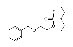 N-ethyl-N-[fluoro(2-phenylmethoxyethoxy)phosphoryl]ethanamine Structure