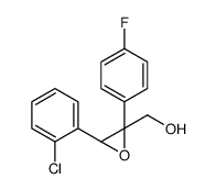 [(2S,3R)-3-(2-chlorophenyl)-2-(4-fluorophenyl)oxiran-2-yl]methanol结构式