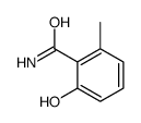 2-羟基-6-甲基苯甲酰胺结构式