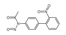 N-(2'-nitro-biphenyl-4-yl)-N-nitroso-acetamide Structure