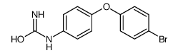 [4-(4-bromophenoxy)phenyl]urea Structure
