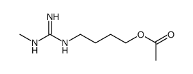 4-[(N'-methylcarbamimidoyl)amino]butyl acetate Structure