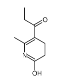 6-methyl-5-propanoyl-3,4-dihydro-1H-pyridin-2-one Structure