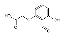 (2-formyl-3-hydroxy-phenoxy)-acetic acid Structure