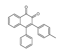 4-phenyl-3-p-tolyl-[1,2]naphthoquinone结构式