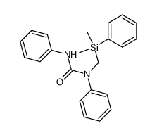 1-((dimethyl(phenyl)silyl)methyl)-1,3-diphenylurea Structure