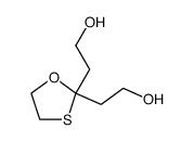 2,2'-(1,3-oxathiolane-2,2-diyl)bisethanol结构式