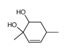 2,5-dimethylcyclohex-3-ene-1,2-diol Structure