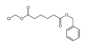 1-O-benzyl 6-O-(chloromethyl) hexanedioate结构式