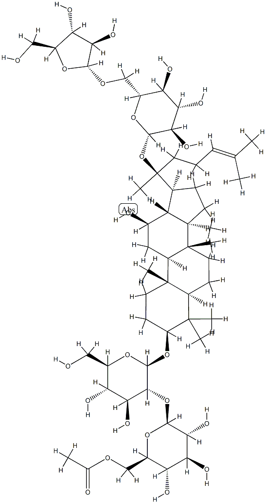 Ginsenoside Rs2 structure