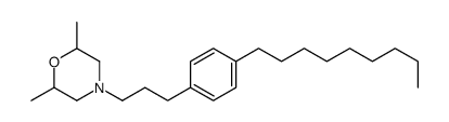 2,6-dimethyl-4-[3-(4-nonylphenyl)propyl]morpholine Structure