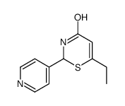 6-ethyl-2-pyridin-4-yl-2,3-dihydro-1,3-thiazin-4-one Structure