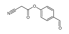 (4-formylphenyl) 2-cyanoacetate Structure