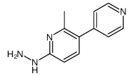(6-methyl-5-pyridin-4-ylpyridin-2-yl)hydrazine结构式