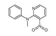 N-methyl-3-nitro-N-phenylpyridin-2-amine结构式