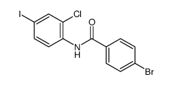 4-Bromo-N-(2-chloro-4-iodophenyl)benzamide Structure