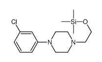 2-[4-(3-chlorophenyl)piperazin-1-yl]ethoxy-trimethylsilane Structure