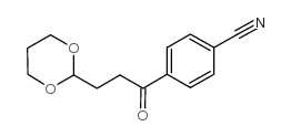 4'-CYANO-3-(1,3-DIOXAN-2-YL)PROPIOPHENONE Structure