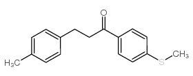 3-(4-METHYLPHENYL)-4'-THIOMETHYLPROPIOPHENONE结构式
