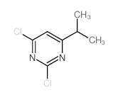 Pyrimidine,2,4-dichloro-6-(1-methylethyl)- structure