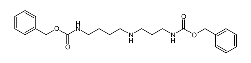 (3-((4-(carboxyamino)butyl)amino)propyl)carbamic acid, dibenzyl ester结构式