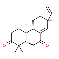(4aR)-7β-Ethenyl-4,4a,4bβ,5,6,7,10,10aβ-octahydro-1,1,4aα,7-tetramethyl-2,9(1H,3H)-phenanthrenedione Structure