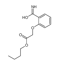 butyl 2-(2-carbamoylphenoxy)acetate Structure