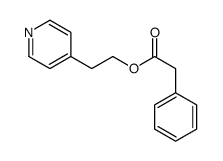 2-pyridin-4-ylethyl 2-phenylacetate Structure