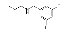 (3,5-Difluoro-benzyl)-propyl-amine结构式