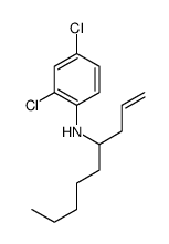 2,4-dichloro-N-non-1-en-4-ylaniline Structure