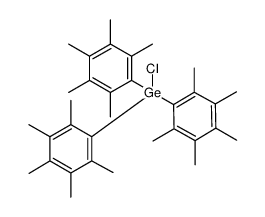 Germane, chlorotris(pentamethylphenyl)结构式