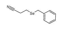 benzyl 2-cyanoethyl selenide Structure