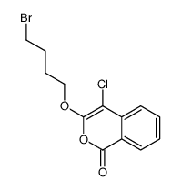 3-(4-bromobutoxy)-4-chloroisochromen-1-one Structure