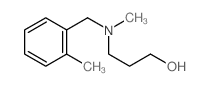 3-[methyl-[(2-methylphenyl)methyl]amino]propan-1-ol Structure