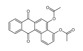 (5-acetyloxy-7,12-dioxobenzo[a]anthracen-4-yl) acetate Structure