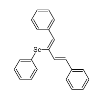 (1Z,3E)-1,4-diphenyl-2-phenylselanylbuta-1,3-diene Structure