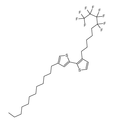 2-(4-dodecylthiophen-2-yl)-3-(6,6,7,7,8,8,9,9,9-nonafluorononyl)thiophene Structure