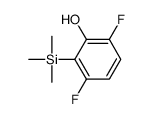 3,6-difluoro-2-trimethylsilylphenol Structure