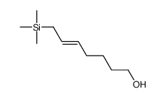 7-trimethylsilylhept-5-en-1-ol结构式