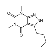 3-butyl-5,7-dimethyl-2H-pyrazolo[3,4-d]pyrimidine-4,6-dione Structure